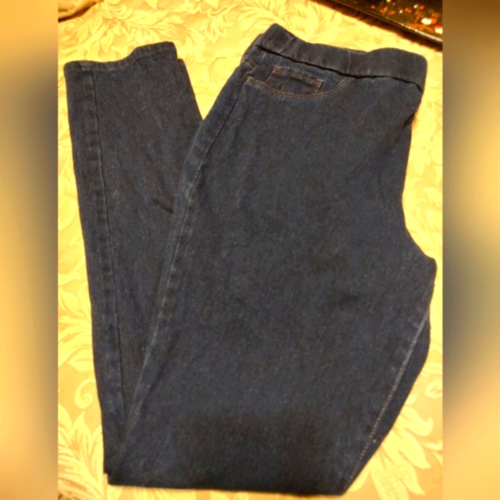 💙 Sensational Dark Blue Denim Jeans Pants - L
